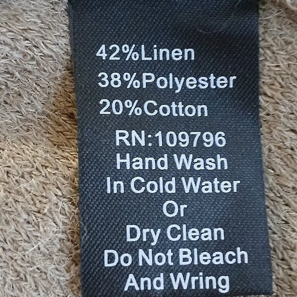 PRETTY ANGEL SWEATER DRESS, LACY, ASYMETRICAL DETAILS, TAN,BOHO, SIZE LARGE - Picture 5 of 5